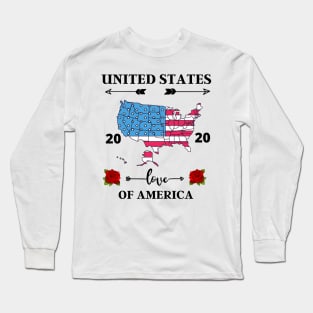 UNITED STATES OF AMERICA Long Sleeve T-Shirt